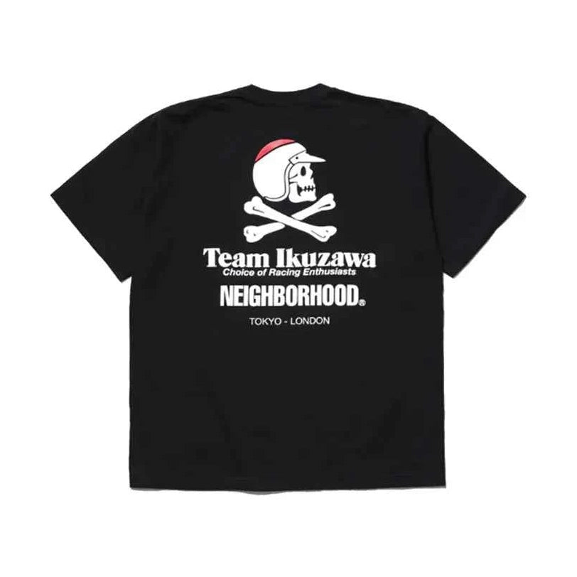 NEIGHBORHOOD xOver TEAM IKUZAWA - 機車骷髏頭 短袖Tee