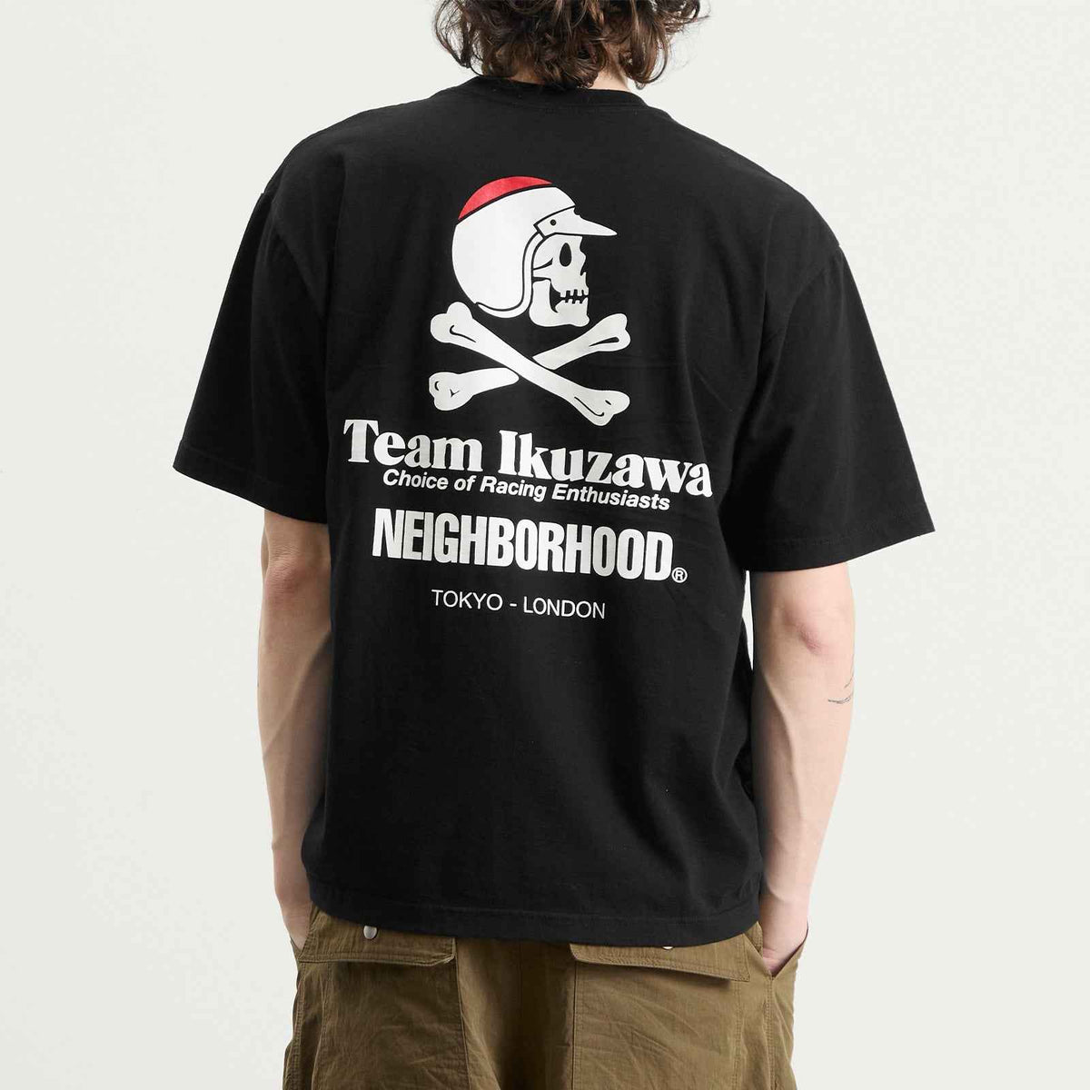 NEIGHBORHOOD xOver TEAM IKUZAWA - 機車骷髏頭 短袖Tee