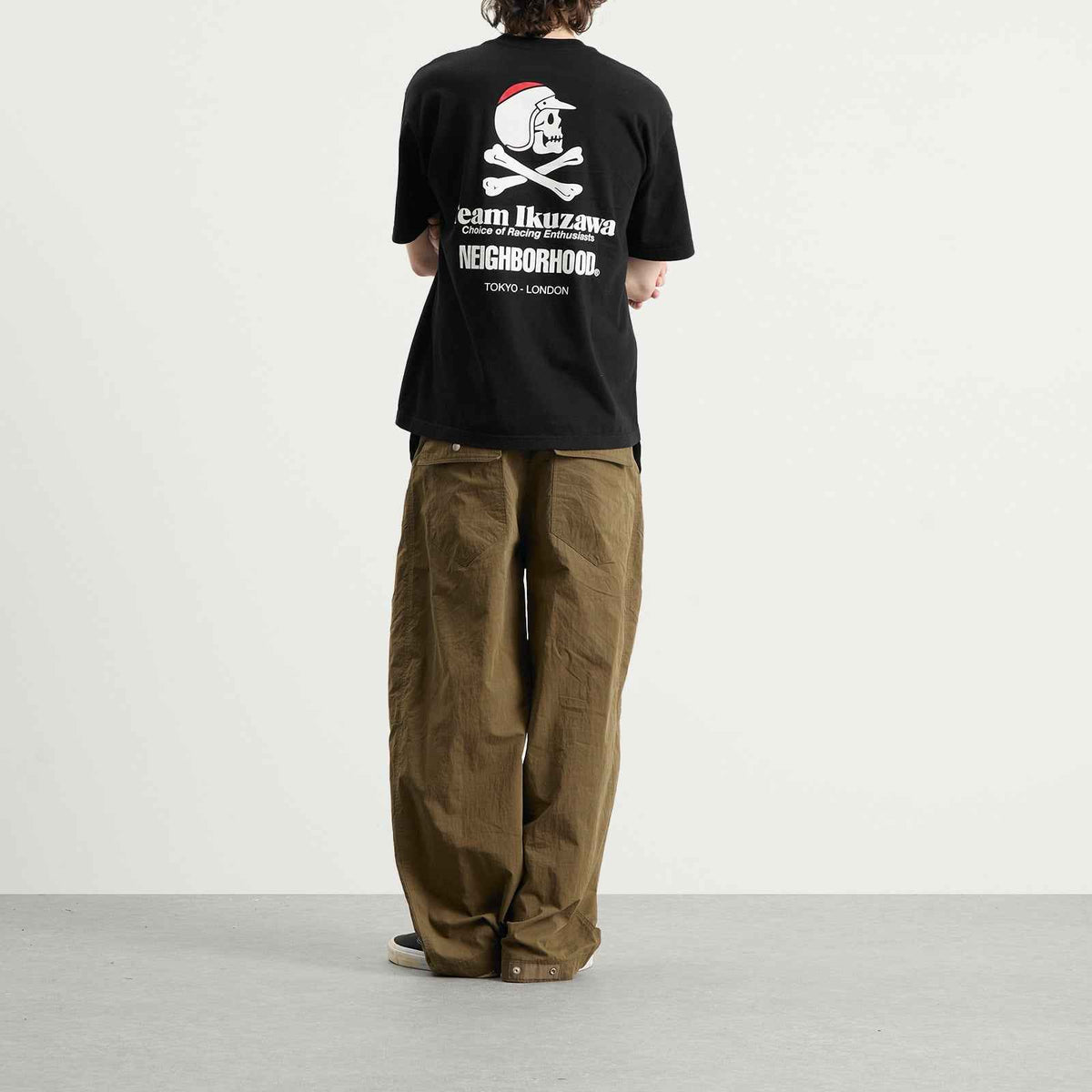 NEIGHBORHOOD xOver TEAM IKUZAWA - 機車骷髏頭 短袖Tee