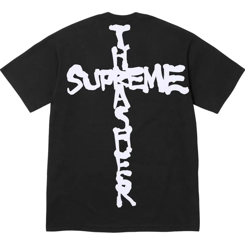 Supreme xOver THRASHER - Cross Tee (黑色)