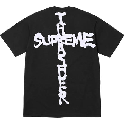 Supreme xOver THRASHER - Cross Tee (黑色)