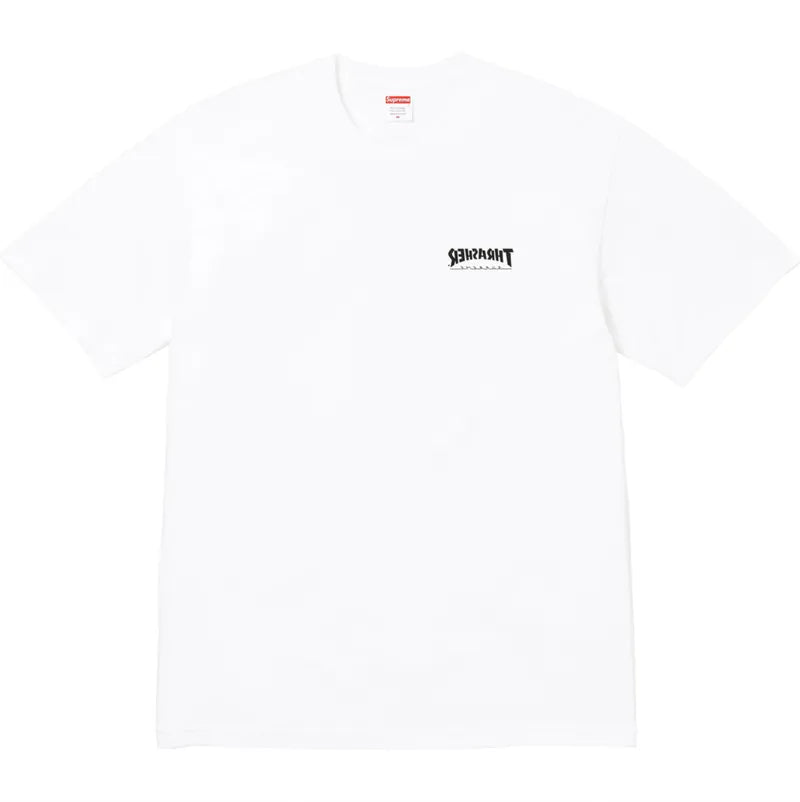 Supreme xOver THRASHER - Cross Tee (白色)