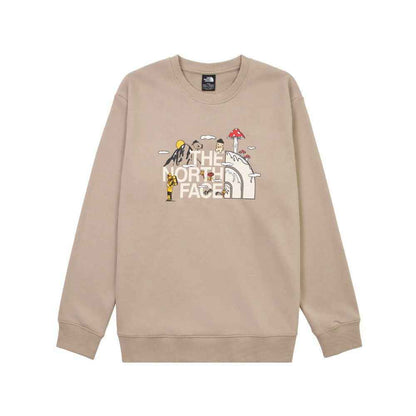 The North Face xOver Uncle Belly - 趣味印花長袖大學T (米白色)
