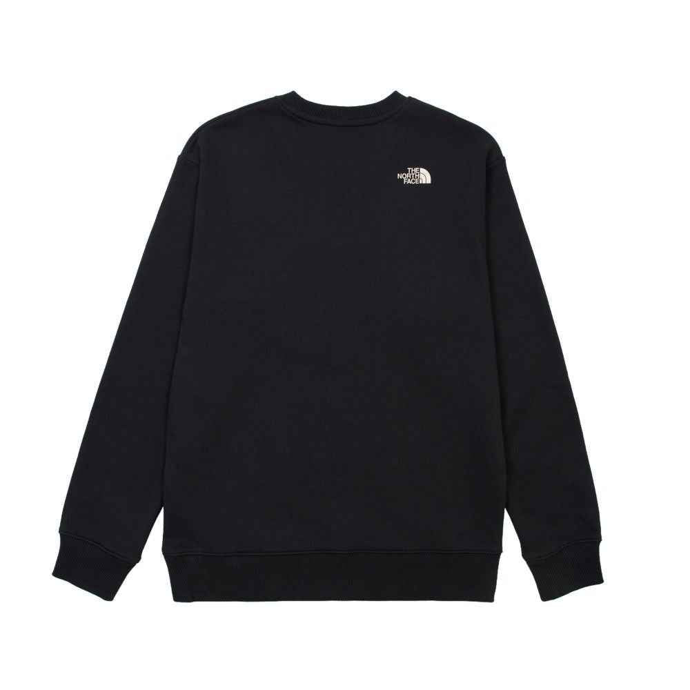 The North Face xOver Uncle Belly - 趣味印花長袖大學T (黑色)
