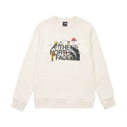 The North Face xOver Uncle Belly - 趣味印花長袖大學T (米白色)