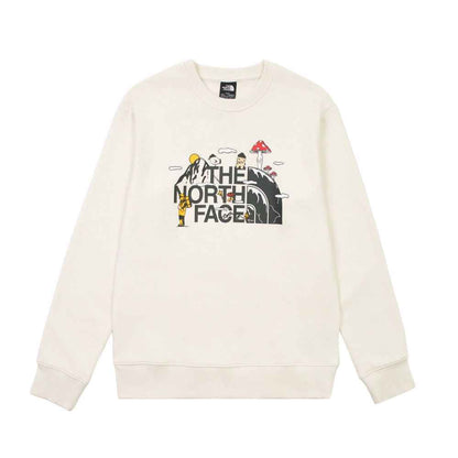 The North Face xOver Uncle Belly - 趣味印花長袖大學T (黑色)