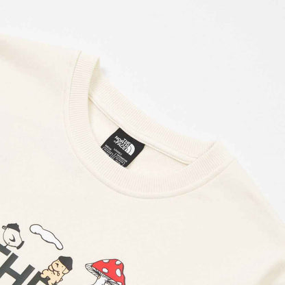 The North Face xOver Uncle Belly - 趣味印花長袖大學T (米白色)