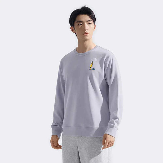 The North Face xOver Uncle Belly - 遠足長袖大學T (藍紫色)