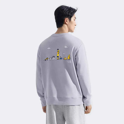 The North Face xOver Uncle Belly - 遠足長袖大學T (藍紫色)