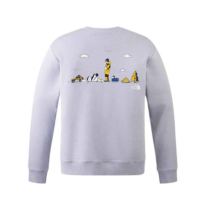 The North Face xOver Uncle Belly - 遠足長袖大學T (藍紫色)