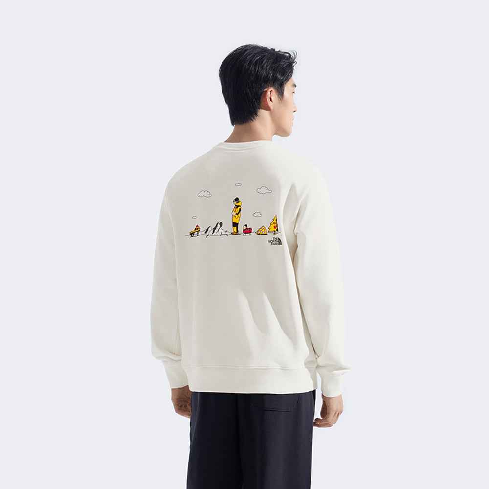 The North Face xOver Uncle Belly - 遠足長袖大學T (米白色)
