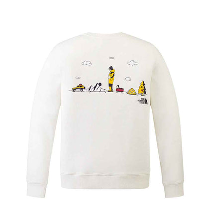The North Face xOver Uncle Belly - 遠足長袖大學T (米白色)