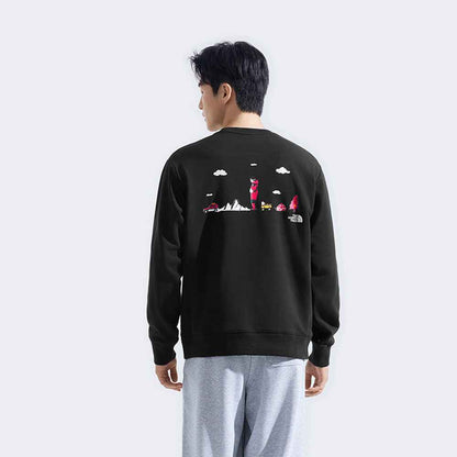The North Face xOver Uncle Belly - 遠足長袖大學T (黑色)