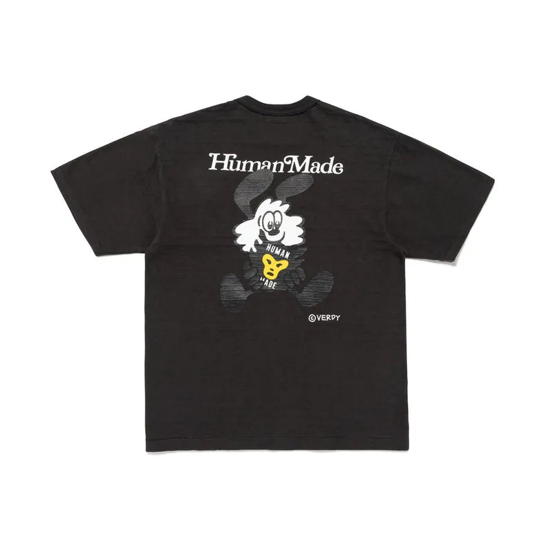 HUMAN MADE xOver VERDY - VICK 短袖Tee (黑色)