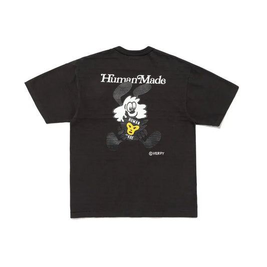 HUMAN MADE xOver VERDY - VICK 短袖Tee (黑色)
