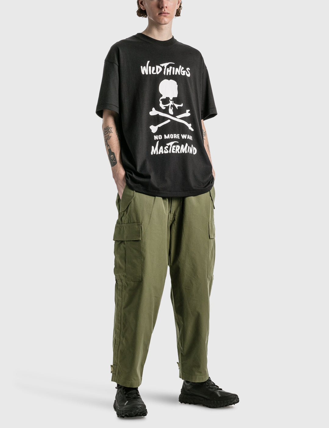 mastermind JAPAN xOver WILDTHINGS - No More War 短袖Tee