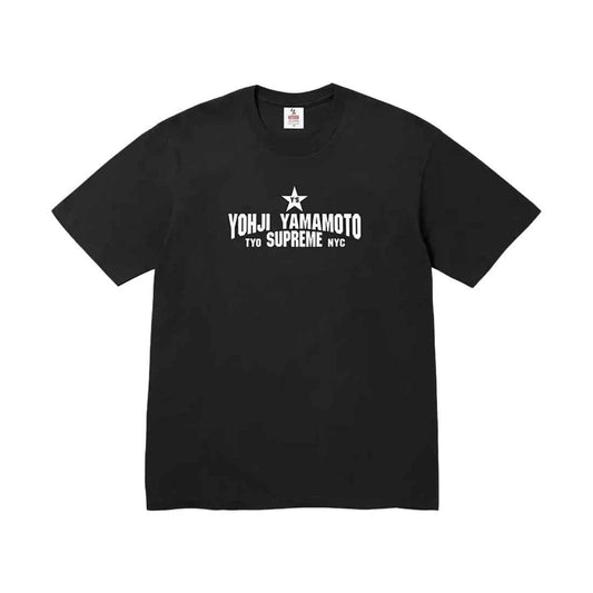 Supreme xOver 山本耀司 - 星星 logo Tee (白色)