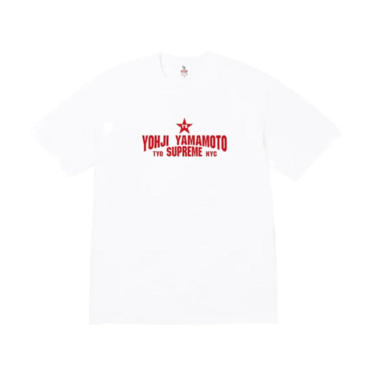Supreme xOver 山本耀司 - 星星 logo Tee (白色)