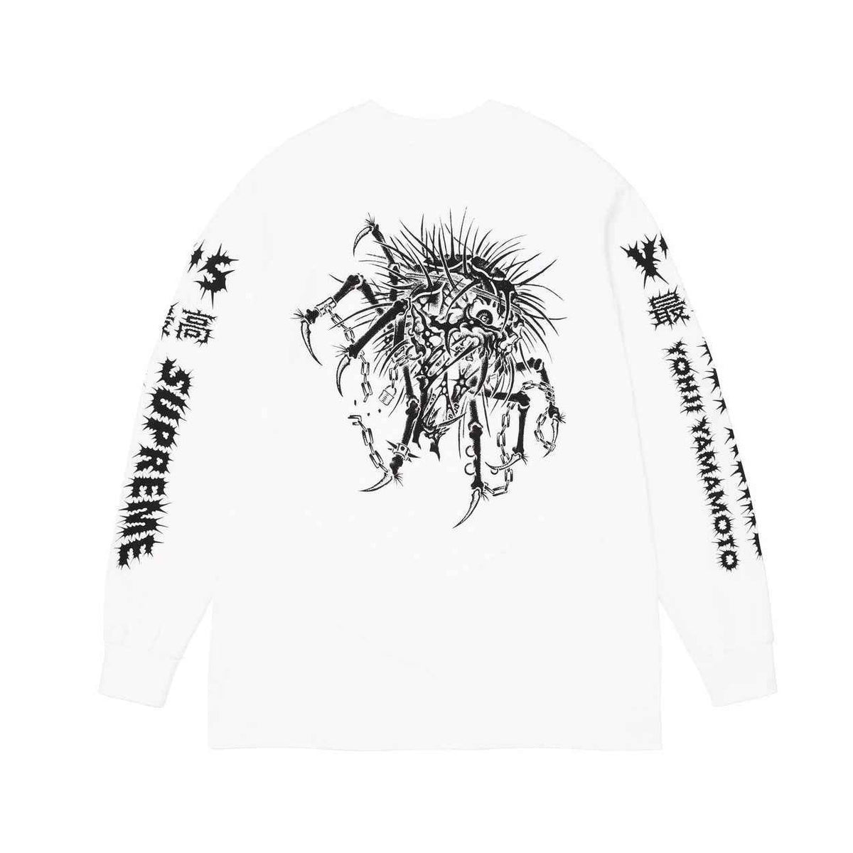 Supreme xOver 山本耀司 - Y' S L/S 長袖Tee (白色)