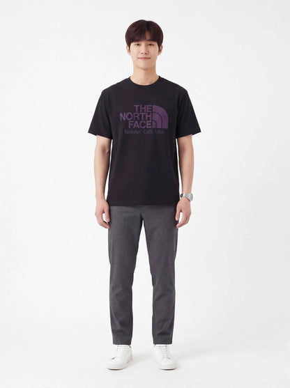 The North Face xOver PALACE - 紫標聯乘Tee (黑色)