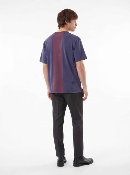 Supreme xOver MM6 Maison Margiela - SPLIT GRAPHIC TOP Tee (藍色)
