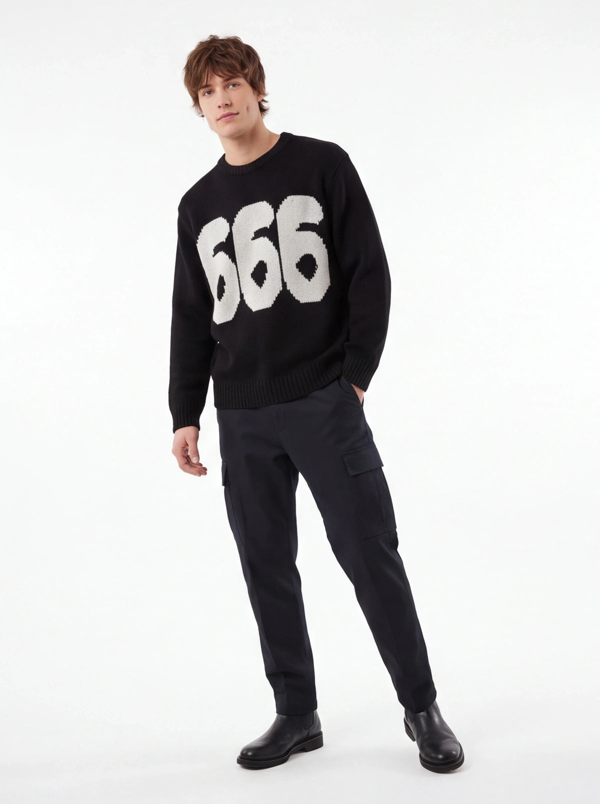 Supreme xOver 山本耀司 - 666 毛衣