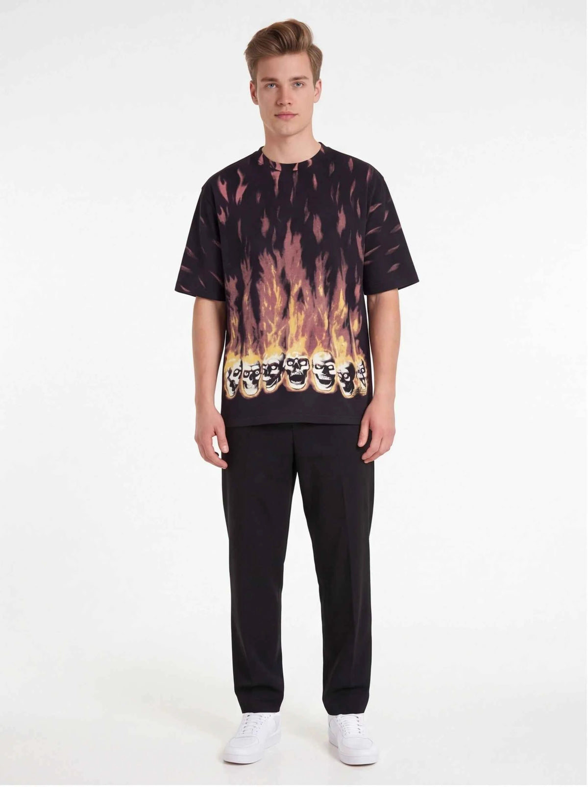 Supreme xOver MM6 Maison Margiela - 火焰Tee