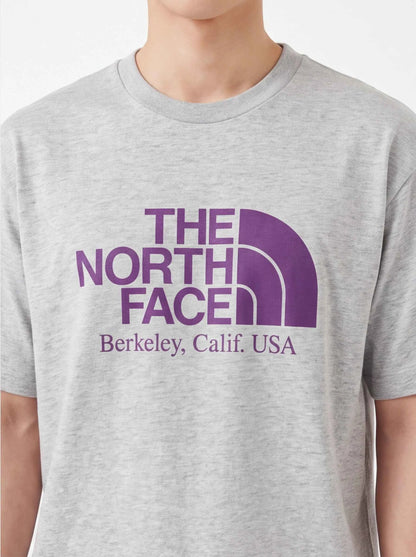The North Face xOver PALACE - 紫標聯乘Tee (灰色)