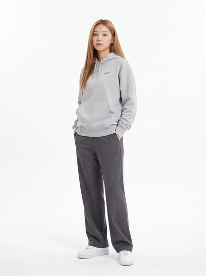 PALACE xOver Nike - Font Swoosh Hood 連帽衣 (淺灰色)