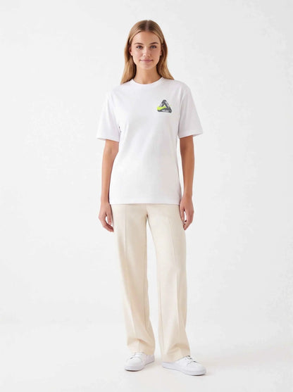 PALACE xOver Nike - Tri Swoosh Tee (白色)