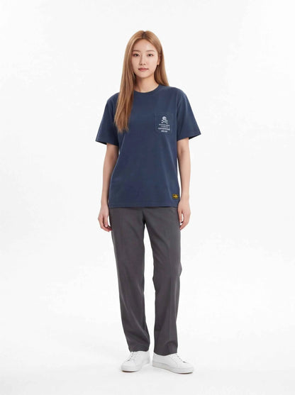 PALACE xOver NEIGHBORHOOD - Pocket Tee (深藍色)