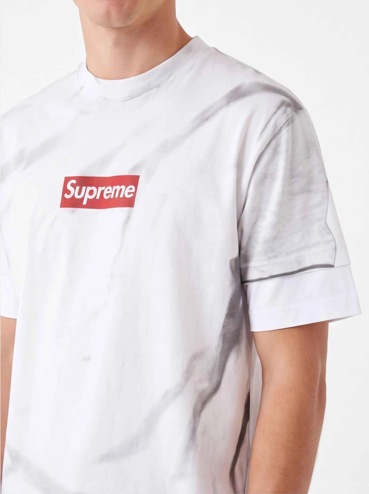 Supreme xOver MM6 Maison Margiela - 假兩件 Tee