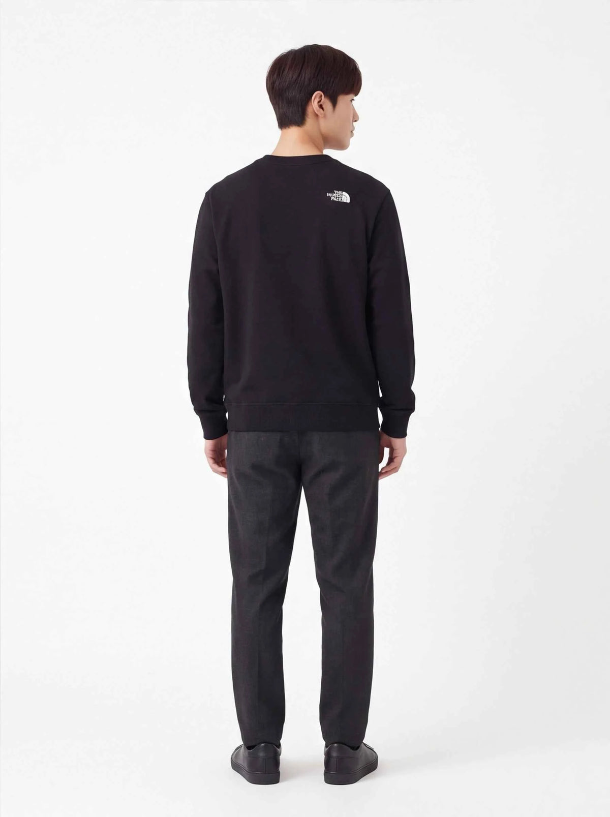 The North Face xOver Uncle Belly - 趣味印花長袖大學T (黑色)