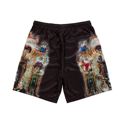 Supreme xOver Michael Jackson - Dangerous 網格短褲 (黑色)