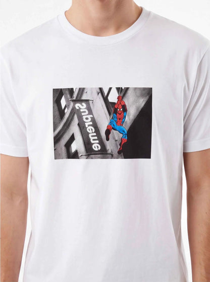Supreme xOver 蜘蛛人 - 蜘蛛人Tee (白色)