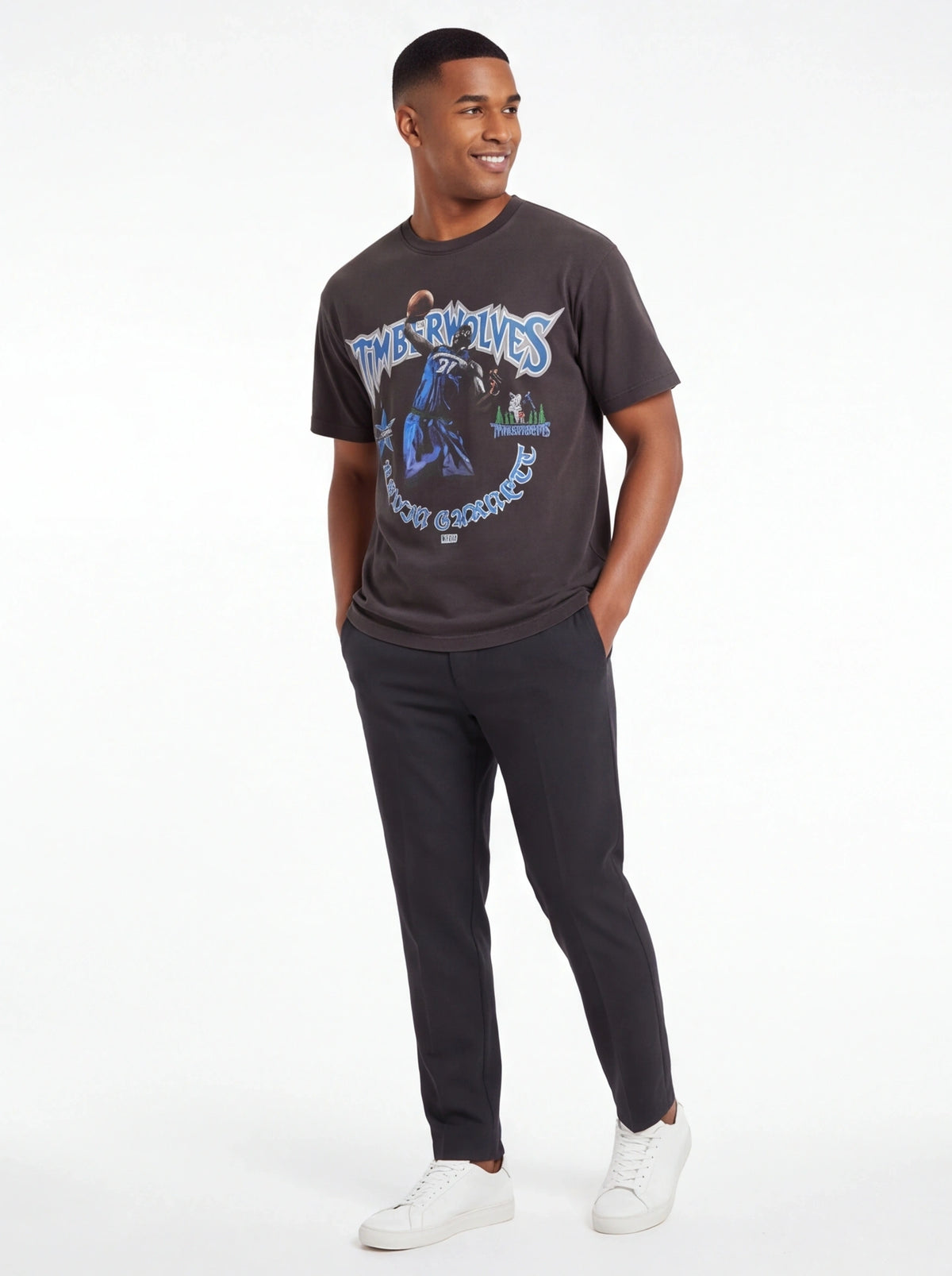 Kith xOver NBA - NBA全明星灰狼隊加內特 短袖Tee