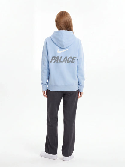 PALACE xOver Nike - Font Swoosh Hood 連帽衣 (藍色)