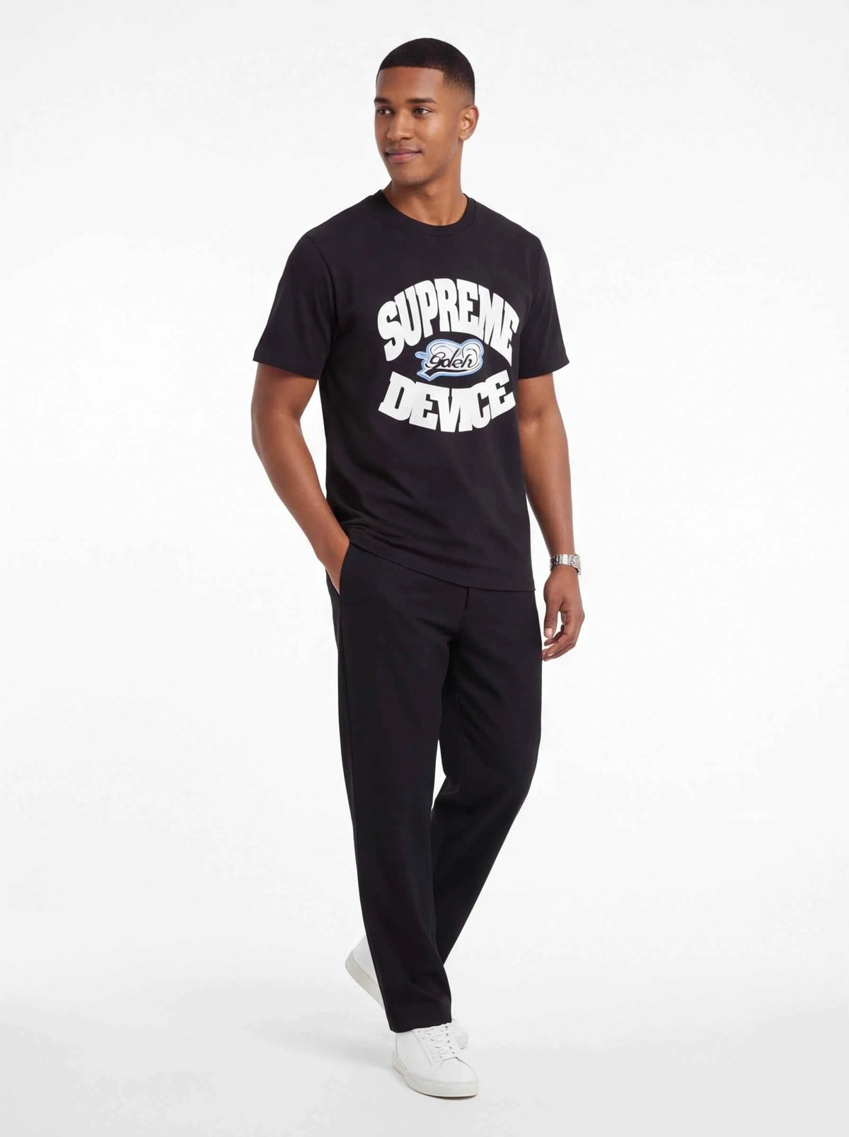 Supreme xOver GOODENOUGH - Device Tee (黑色)