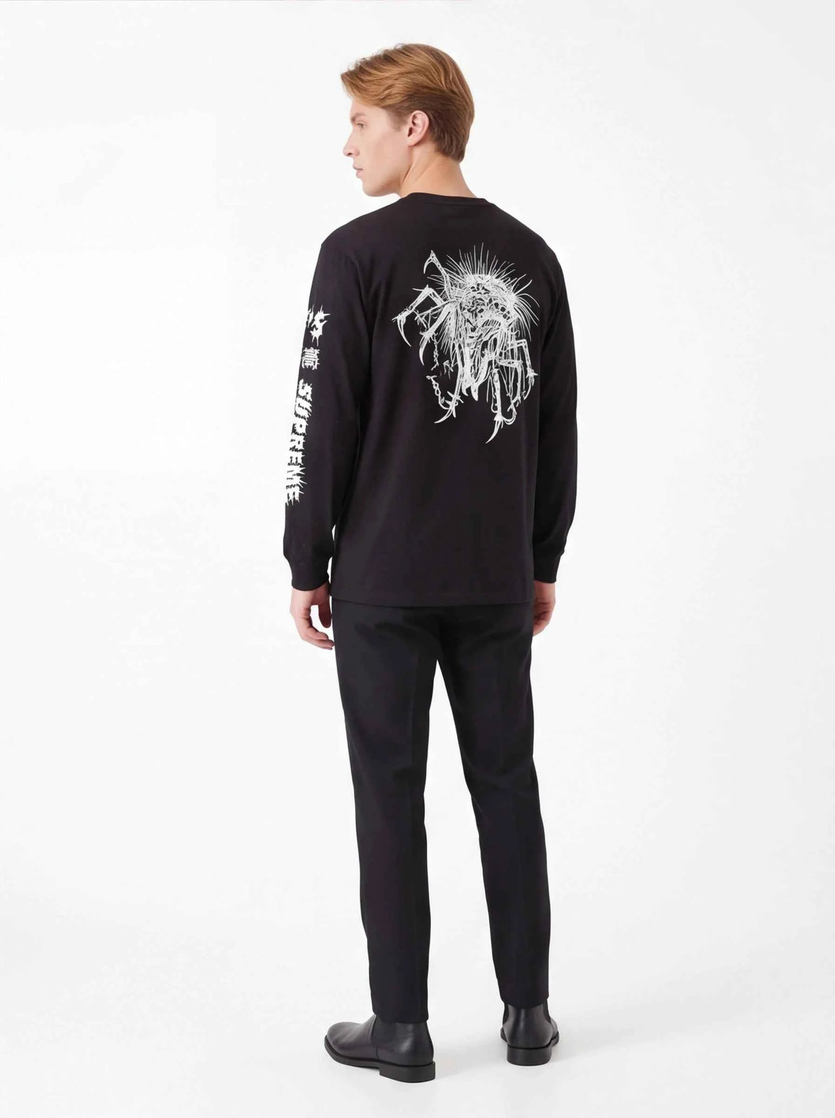 Supreme xOver 山本耀司 - Y' S L/S 長袖Tee (黑色)