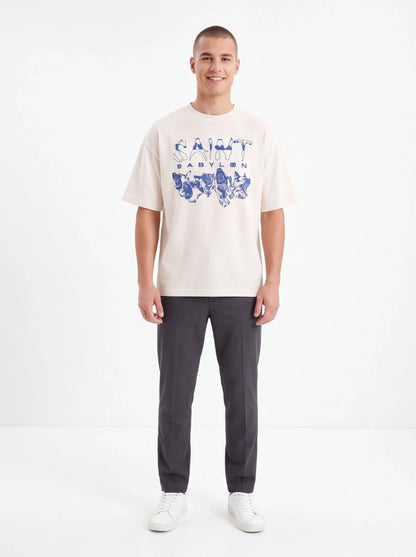 Saint Mxxxxxx xOver BABYLON LA - 德牧 Tee