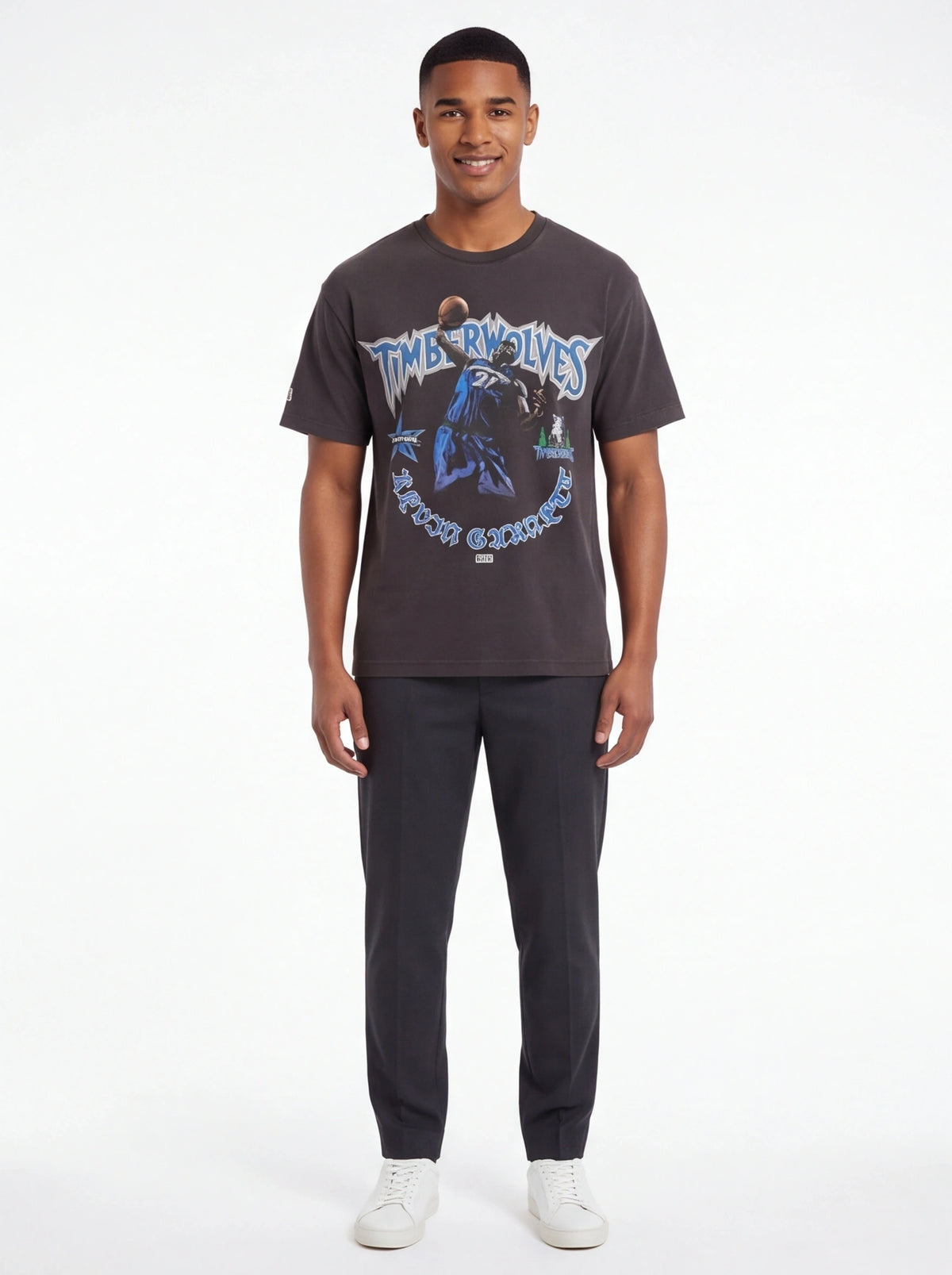 Kith xOver NBA - NBA全明星灰狼隊加內特 短袖Tee