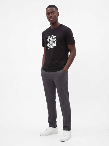 Supreme xOver Marithé + François Girbaud  - 塗鴉 logo Tee (黑色)