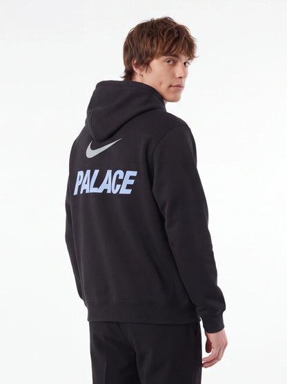 PALACE xOver Nike - Font Swoosh Hood 連帽衣 (黑色)
