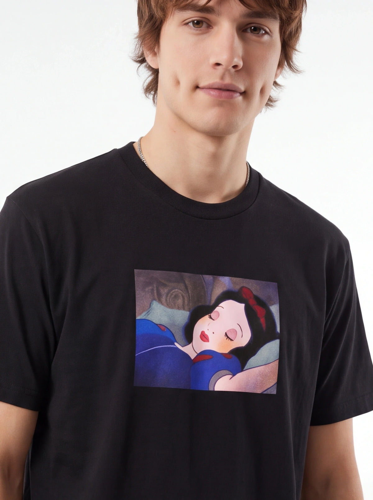 Supreme xOver 迪士尼 - 白雪公主 Tee (黑色)