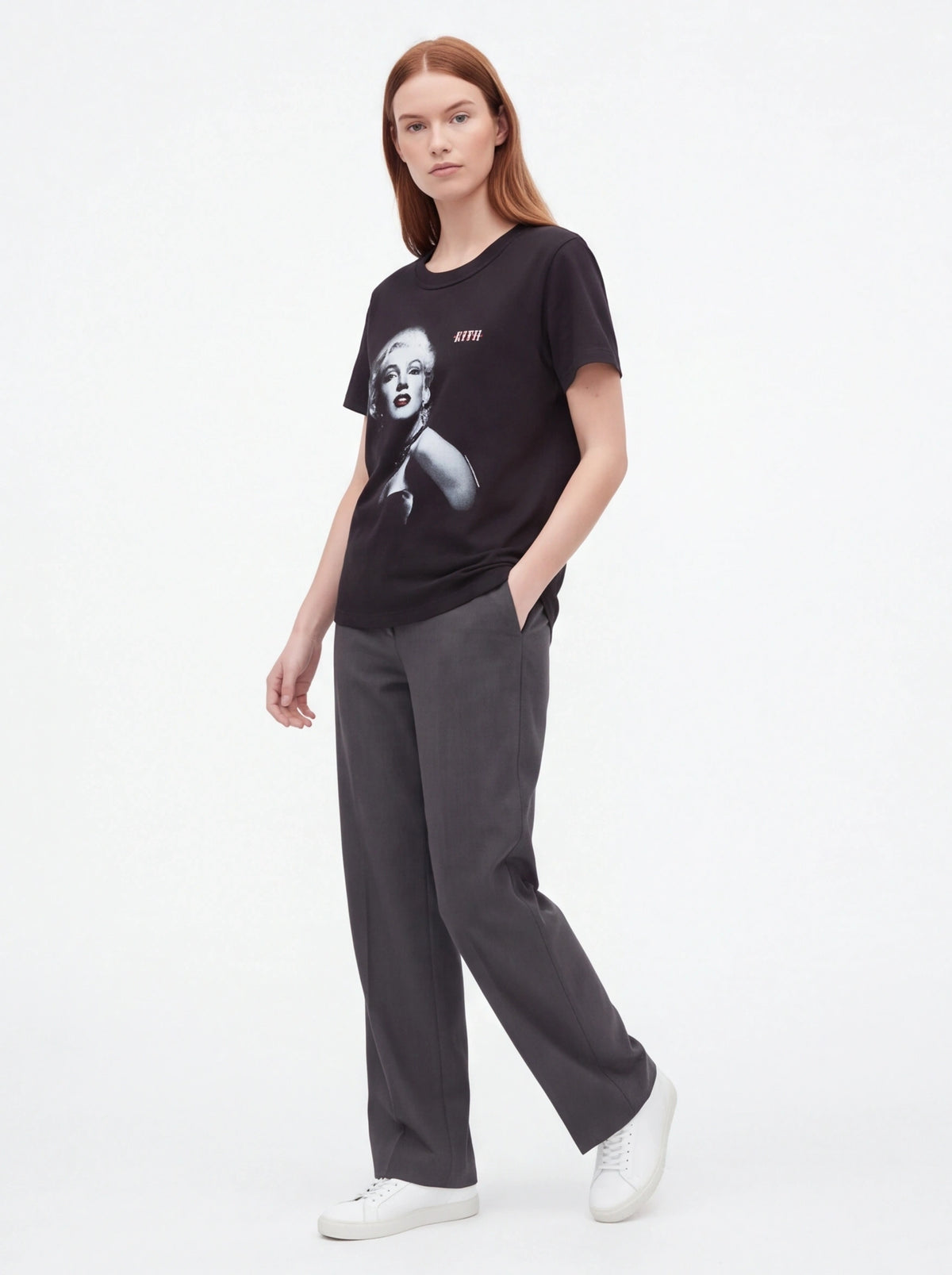 Kith xOver Marilyn Monroe - 魅惑桑椹色 短袖Tee