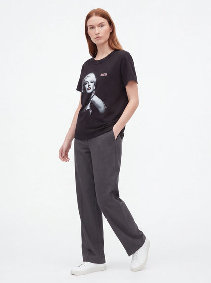 Kith xOver Marilyn Monroe - 魅惑桑椹色 短袖Tee