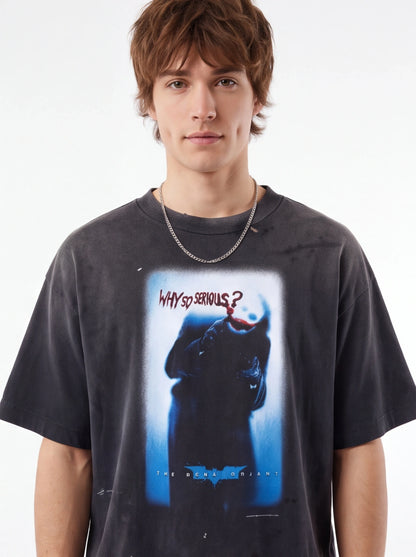Saint Mxxxxxx xOver 蝙蝠俠 - WHY SO SERIOUS Tee