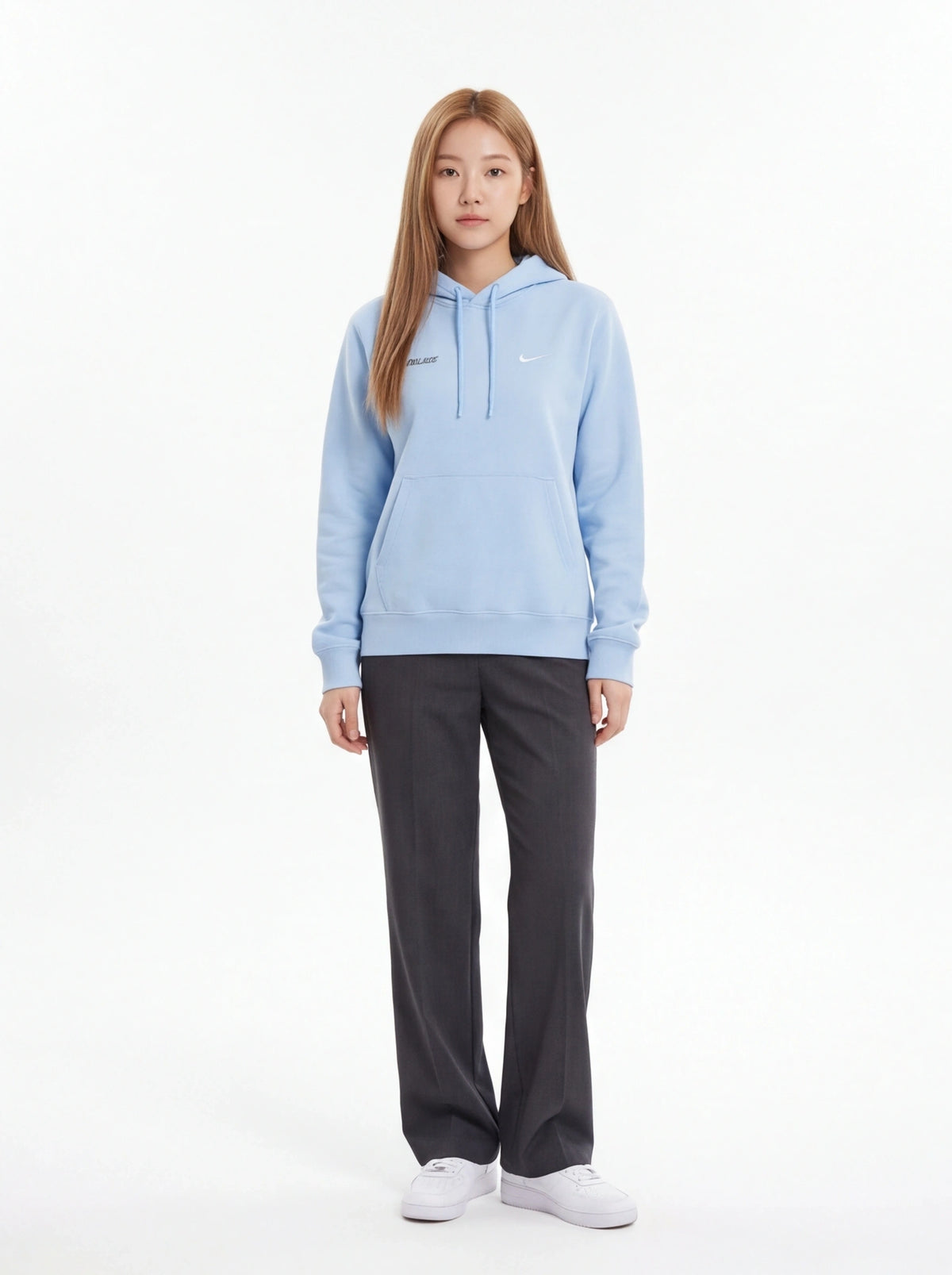PALACE xOver Nike - Font Swoosh Hood 連帽衣 (藍色)