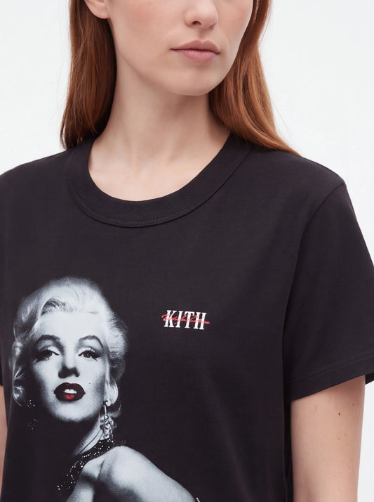 Kith xOver Marilyn Monroe - 魅惑桑椹色 短袖Tee