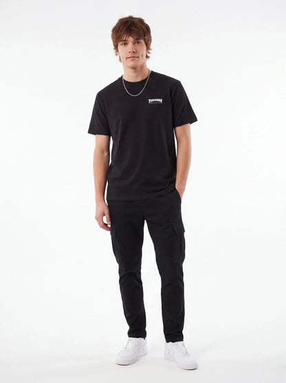 Supreme xOver THRASHER - Cross Tee (黑色)